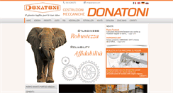 Desktop Screenshot of donatoni.com