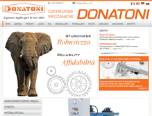 Tablet Screenshot of donatoni.com